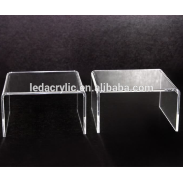 Clear Acrylic Riser Stand Shelf window counter display Jewelry Gifts Showcase